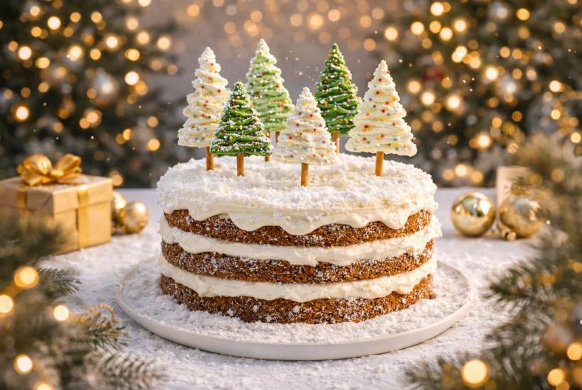 Новогодний торт