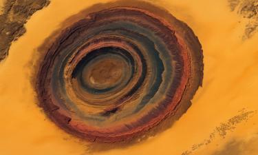 Спутник Sentinel-2 зафиксировал изменения кольцевых пород структуры Ришат