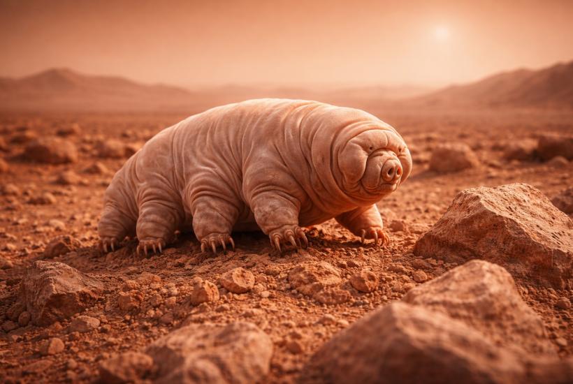 Тихоходка на Марсе