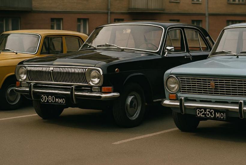 Волга, Москвич, Жигули
