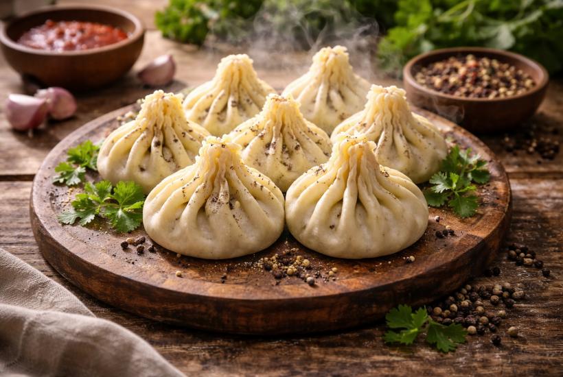 Хинкали с говядиной