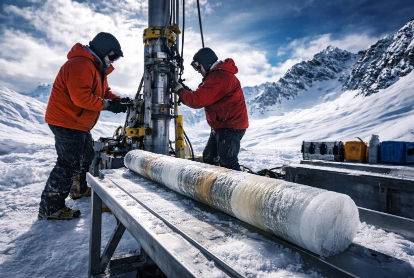 Бурение ледяного керна