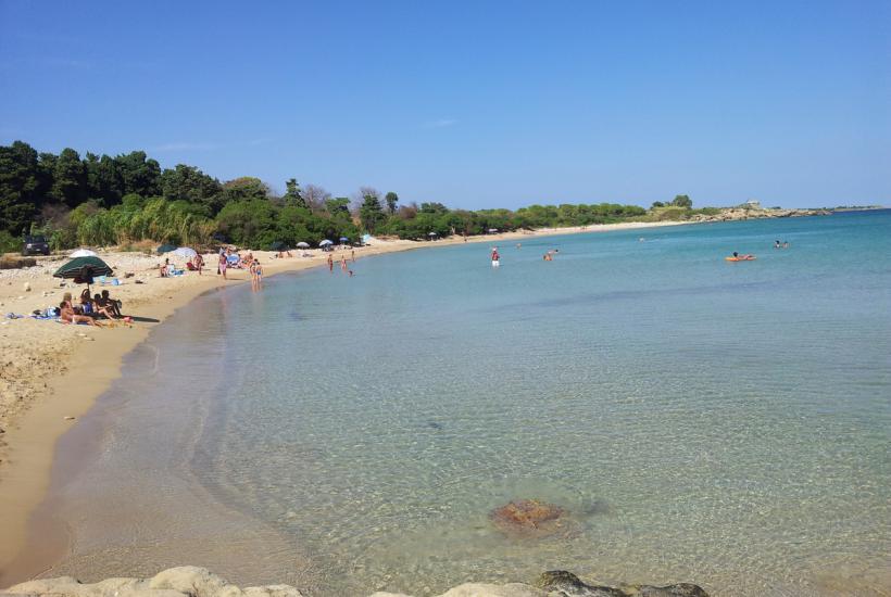 Пляж Фонтане Бьянко