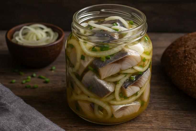 Маринованная селёдка