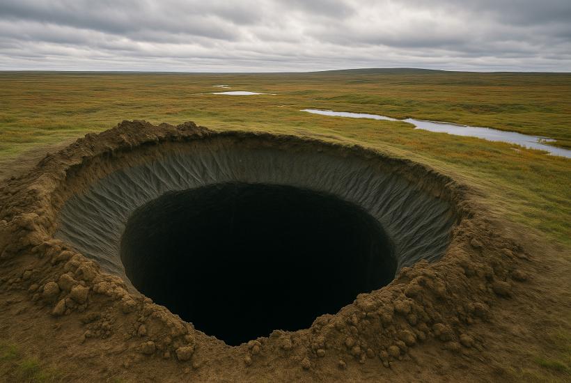 Метановые кратеры Ямала