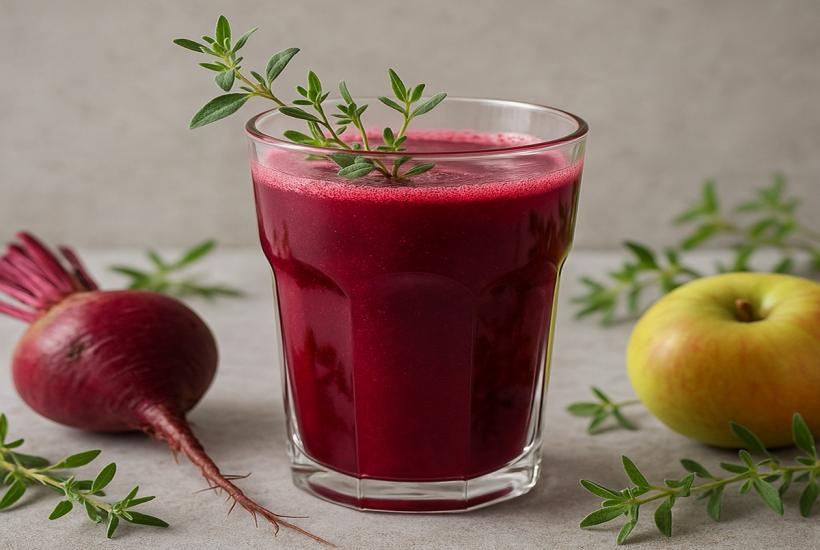 Свекольно-яблочный сок с северными травами