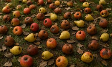 Падалица на грядках работает как печка: растения стартуют в два раза быстрее