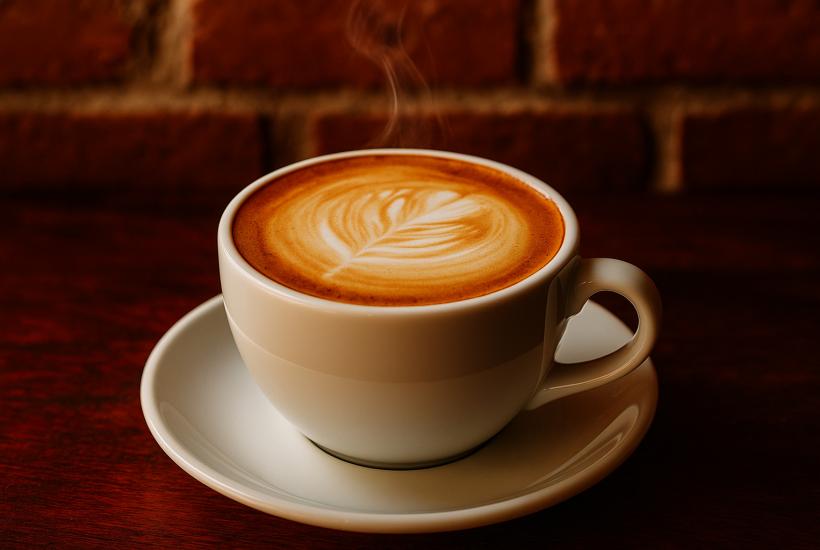 Капучино в итальянском кафе