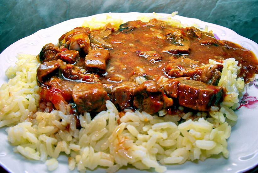 Мясо с рисом