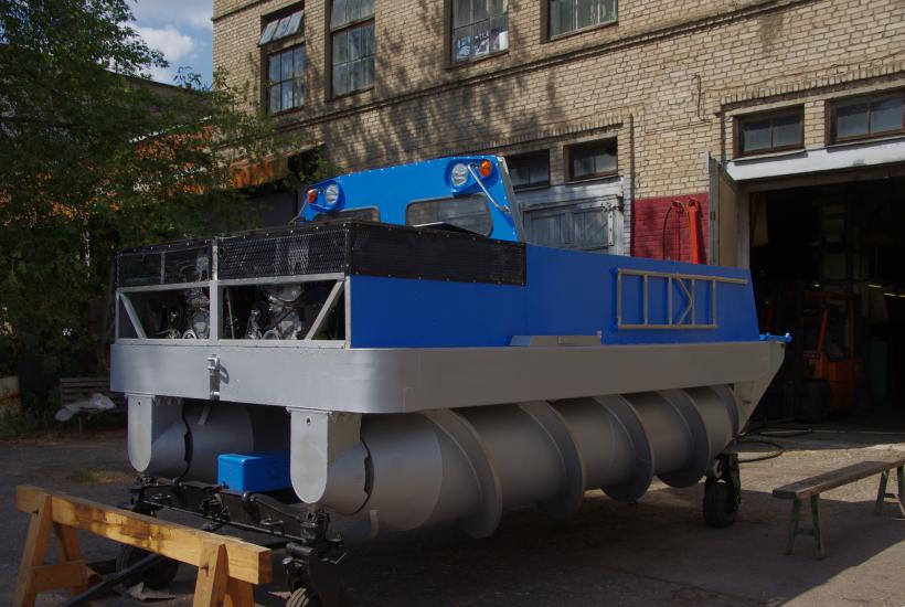 Шнекоход ЗИЛ - ZIL screw vehicle (14660773647)