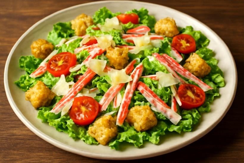 Цезарь с крабовыми палочками