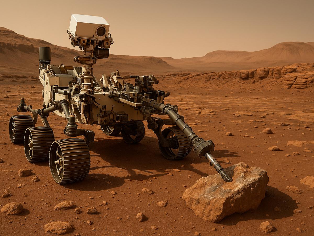 На Марсе найден камень с высоким содержанием железа и никеля  Earth