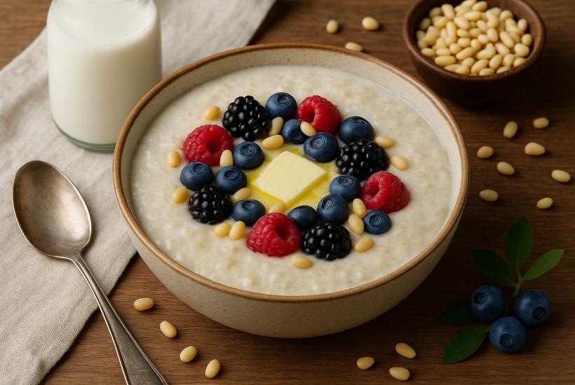 Каша на кедровом молоке