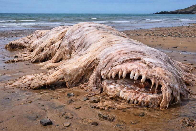 Глобстер на берегу