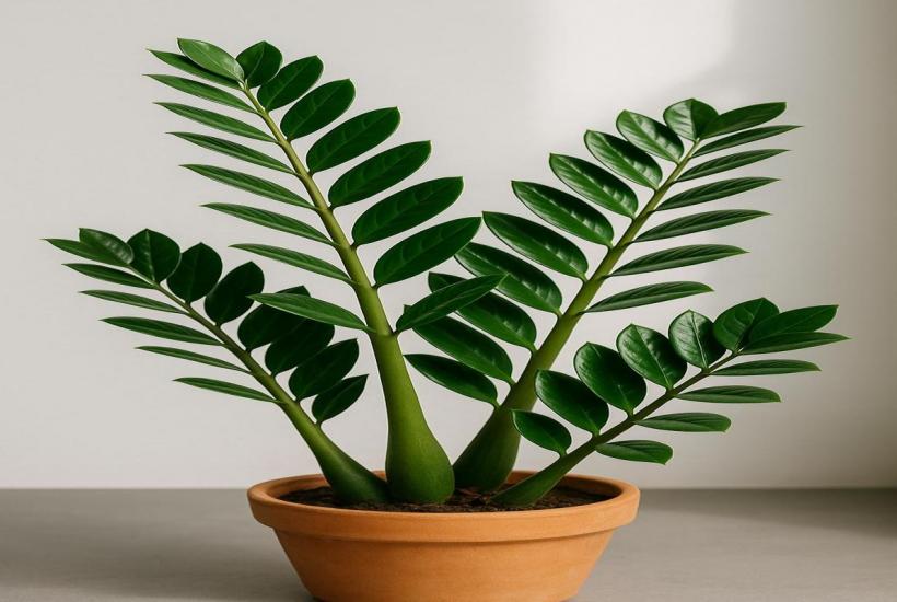 Долларовое дерево в горшке