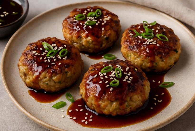 Мясные котлеты с капустой и дальневосточным соусом