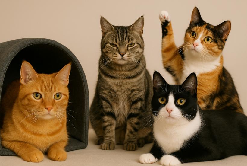 Пять типов личностей у кошек