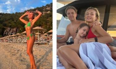 Полина Гагарина показала фото с отдыха с детьми в Турции