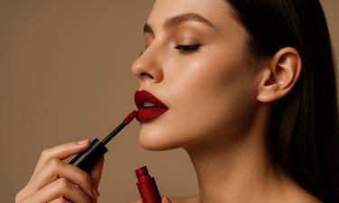 Рождественский макияж объединяет smokey eyes, glass skin и красные губы — Jenny