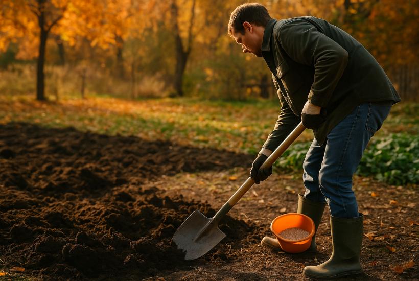 Осенняя подготовка огорода