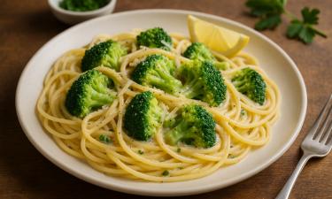 Этот рецепт спасёт любой ужин: сливочная паста с брокколи и щепоткой итальянской магии
