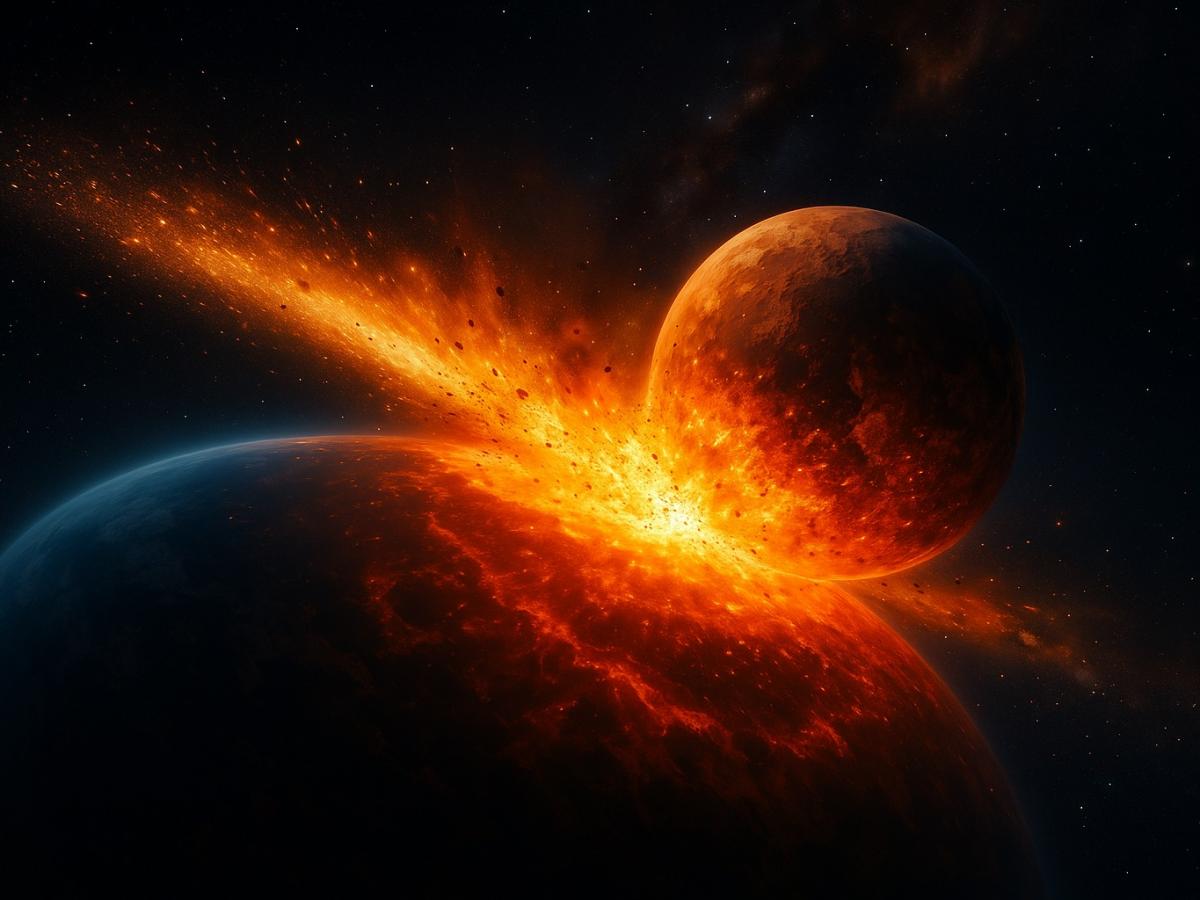 Луна образовалась после столкновения двух внутренних планет  планетолог Тимо Хопп