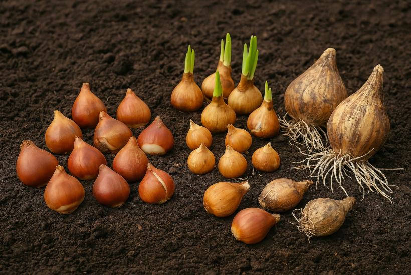 Луковицы тюльпанов, нарциссов и лилий