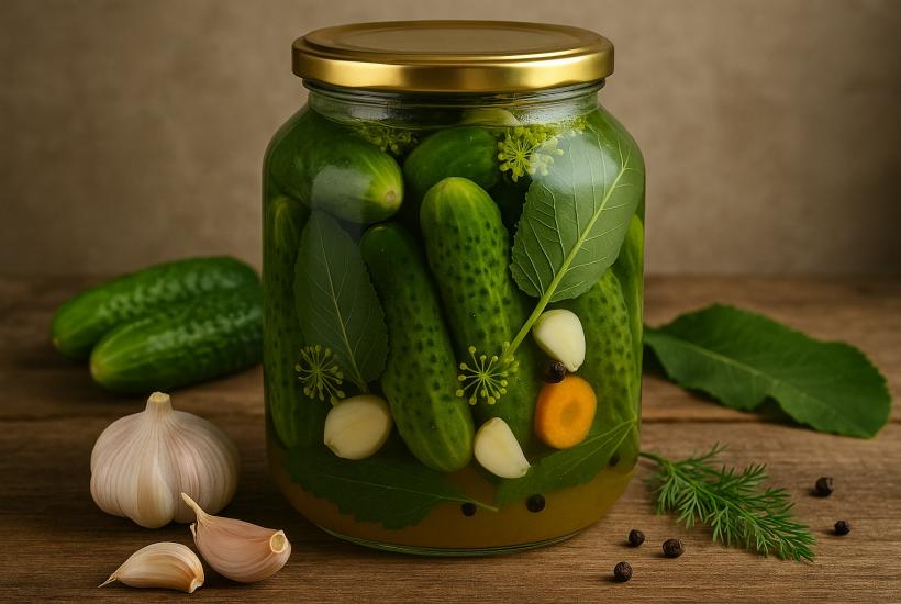 Огурцы хрустящие в медовом рассоле