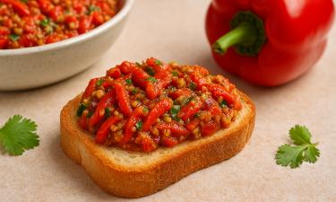 Запекание сладких перцев в духовке занимает до 40 минут