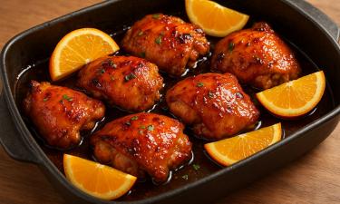 Апельсиновый маринад делает куриное мясо мягким и сочным