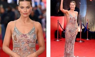 Потрясающее возвращение: Марго Робби в голом платье покорила красную дорожку после родов