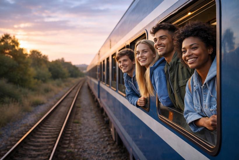 Путешествие на поезде