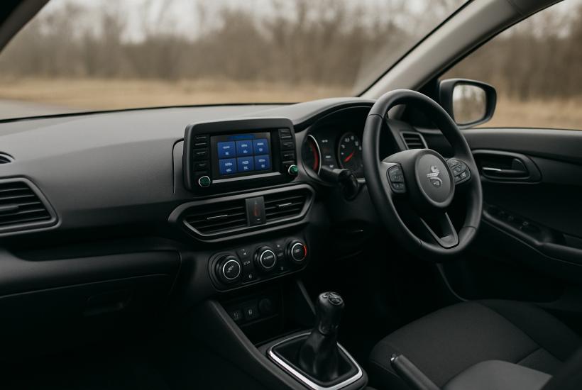 Салон праворульного авто