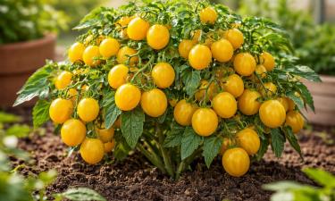 Низкорослый томат "Золотой Алатау" не требует пасынкования