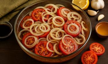 Соус из мёда и сои придаёт овощам пикантный вкус