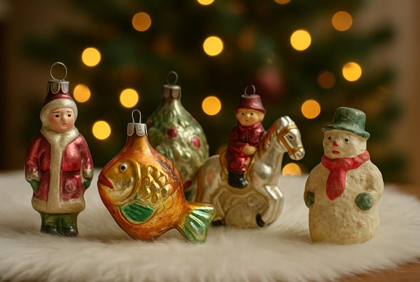 Советские ёлочные игрушки