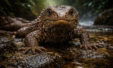 Длина тела безухого варана достигает 50 сантиметров — FUTURA