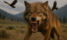 Зверь из кошмаров ледникового периода: волк, способный дробить кости мамонта