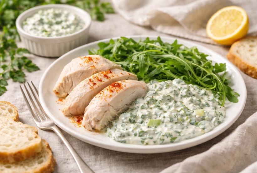 Курица с дзадзики