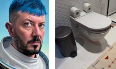 Артемий Лебедев показал необычный унитаз в своём доме