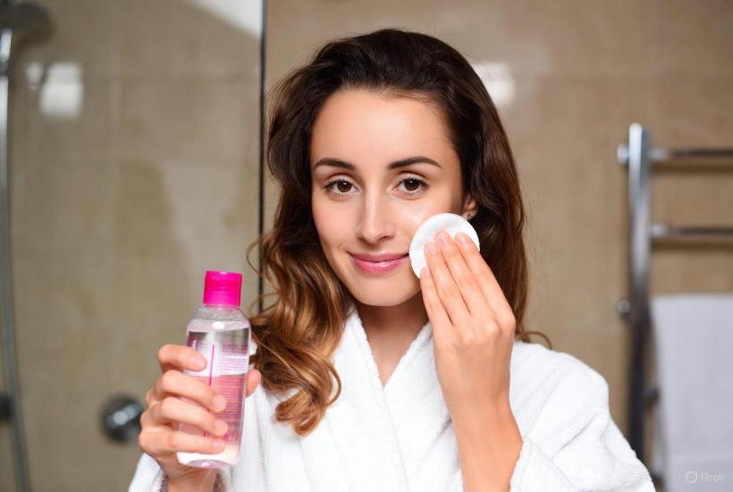 Демакияж мицеллярной водой