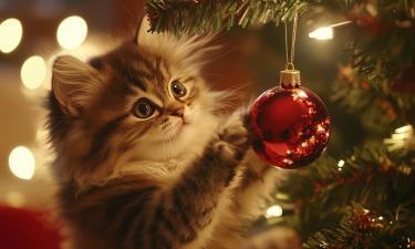 Крепить елку к стене рекомендуют специалисты для защиты животных — Известия