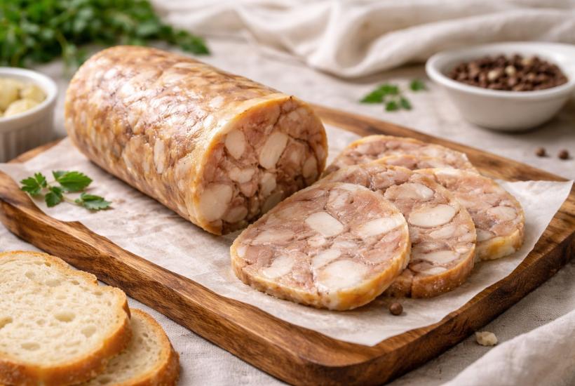 Домашний мясной рулет