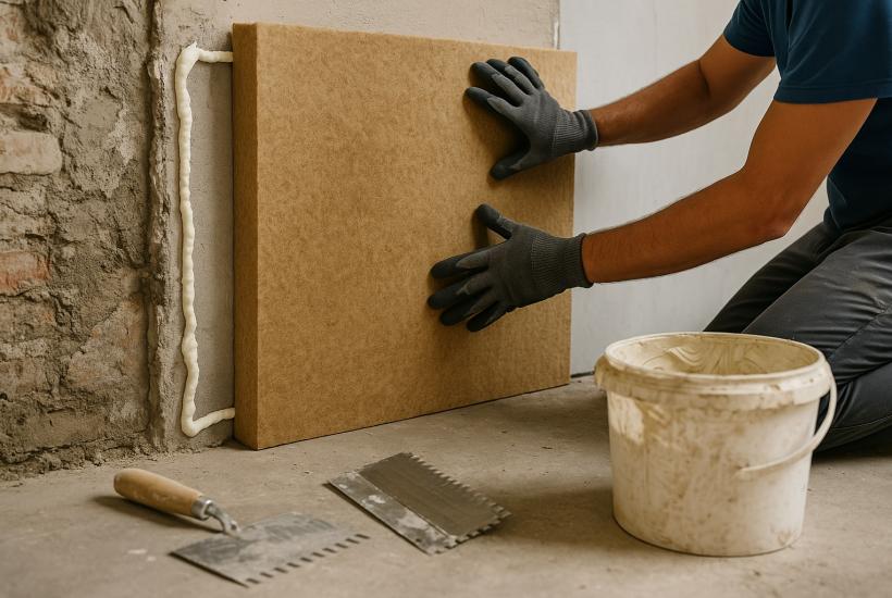 Утепление стены