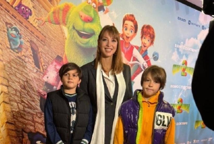 Блогер Полина Диброва с сыновьями