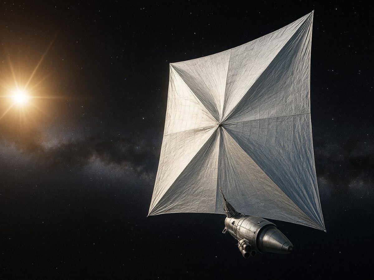 Солнечные паруса получили управляемую боковую тягу  Университет Пенсильвании
