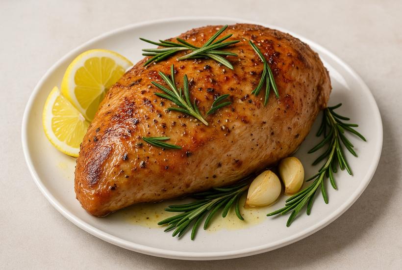 Индейка, запечённая с розмарином