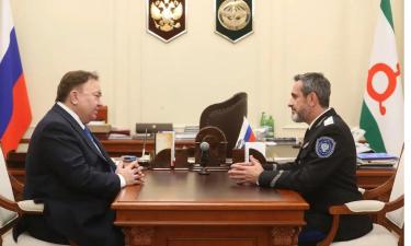 Атаман Всероссийского казачьего общества встретился с главой Ингушетии