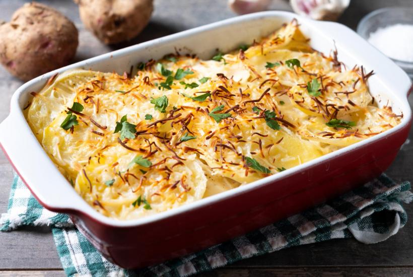 Запечённый картофель с сыром Запечённый картофель с сыром