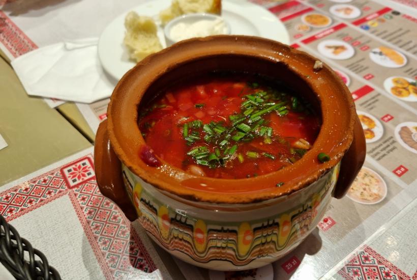 Красный борщ